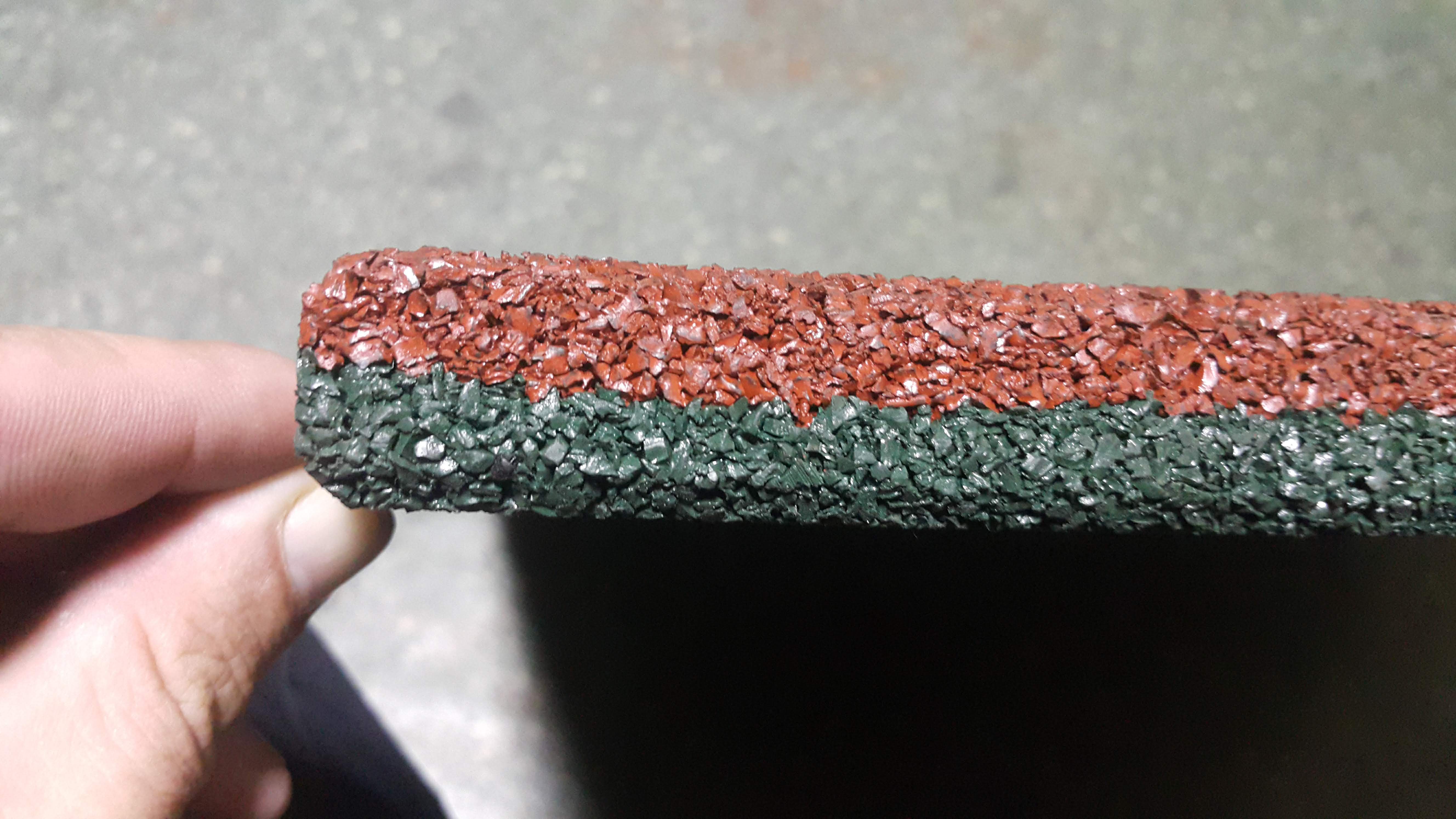 Плитка резиновая МИАН DUET (двухсторонняя) 20 мм