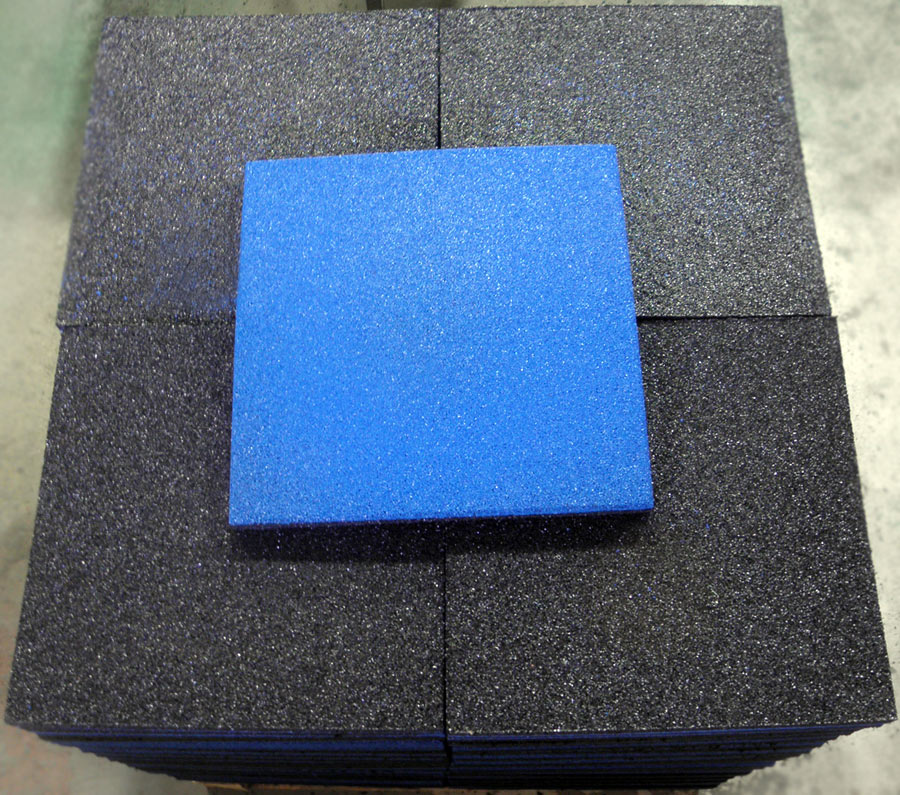 Гумова плитка Standart ТМ МІАН 35 мм синя