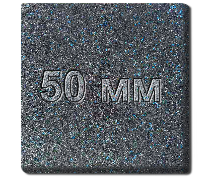 Резиновая плитка МИАН Galaxy 50 мм
