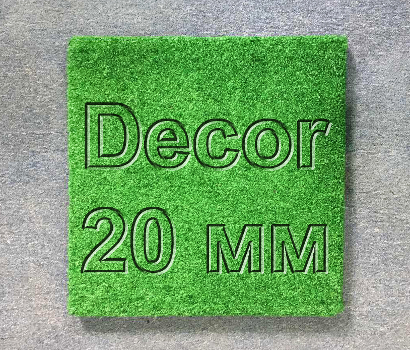 Гумова плитка Decor ТМ МІАН 20 мм